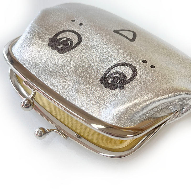 FL 本革ふなっしーがま口(シルバーカラー)