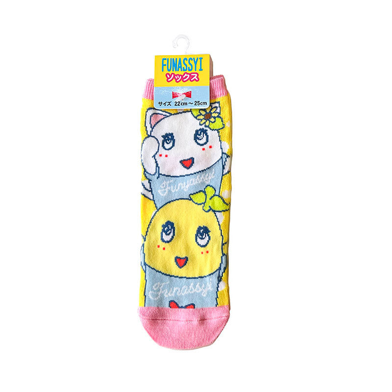 PochiMart】FL ふなっしーソックス水玉（ふなっしー＆ふにゃっしー）