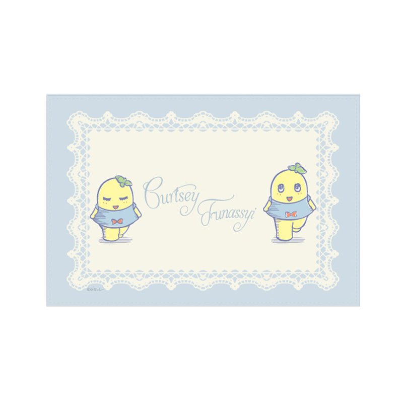 FL カーテシーふなっしーランチョンマット(ブルー)