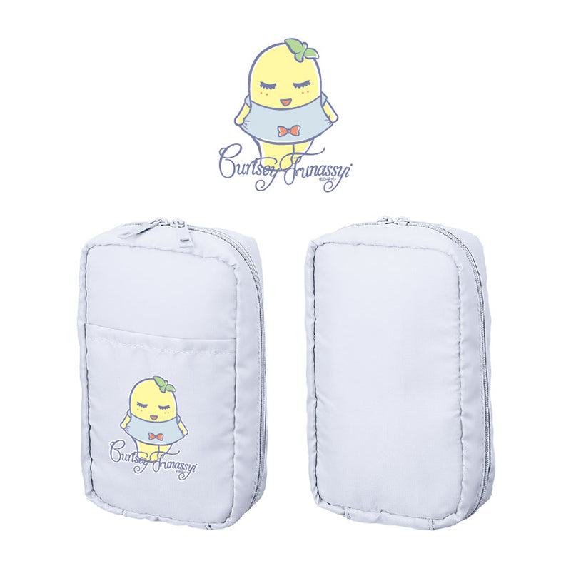 FL カーテシーふなっしーマルチポケットポリポーチ ロング(ブルー)