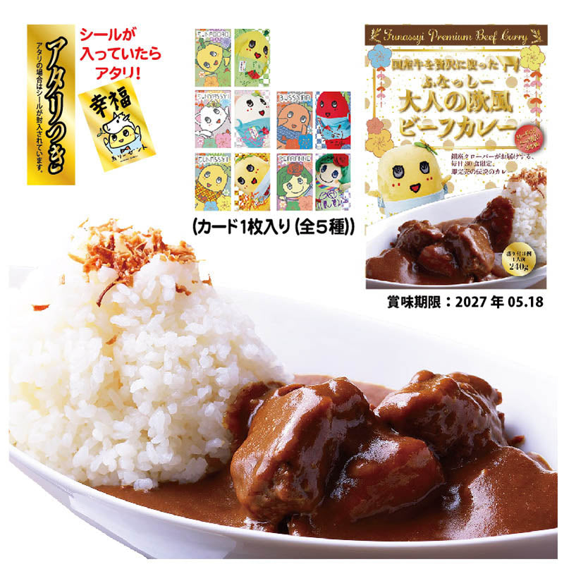 FL ふなっしーコラボ大人の欧風ビーフカレー17 アタリつき(カード1枚入り(全5種))
