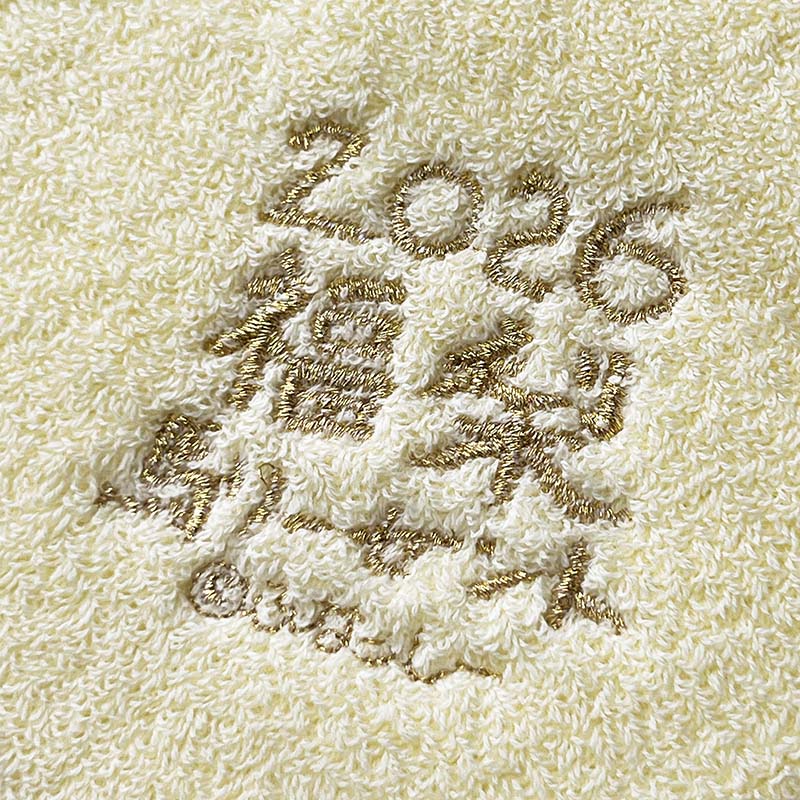 FL 午年ふなっしー刺繍ハンドタオル(黄)