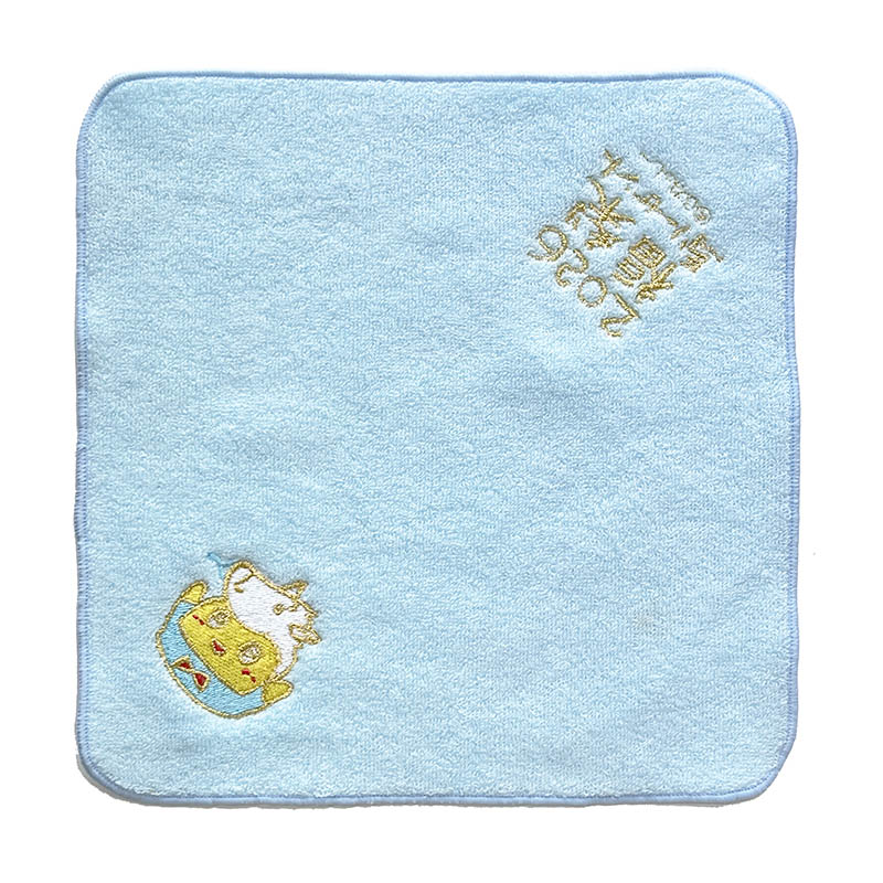 FL 午年ふなっしー刺繍ハンドタオル(ブルー)