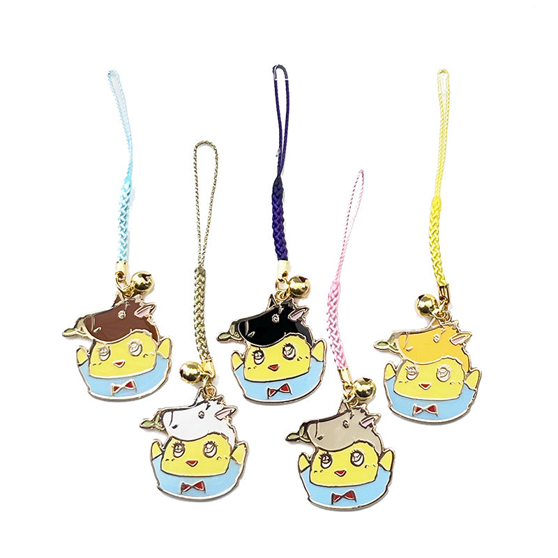 FL 午年ふなっしーメタルプレート根付け(全5種)ブラインドタイプ