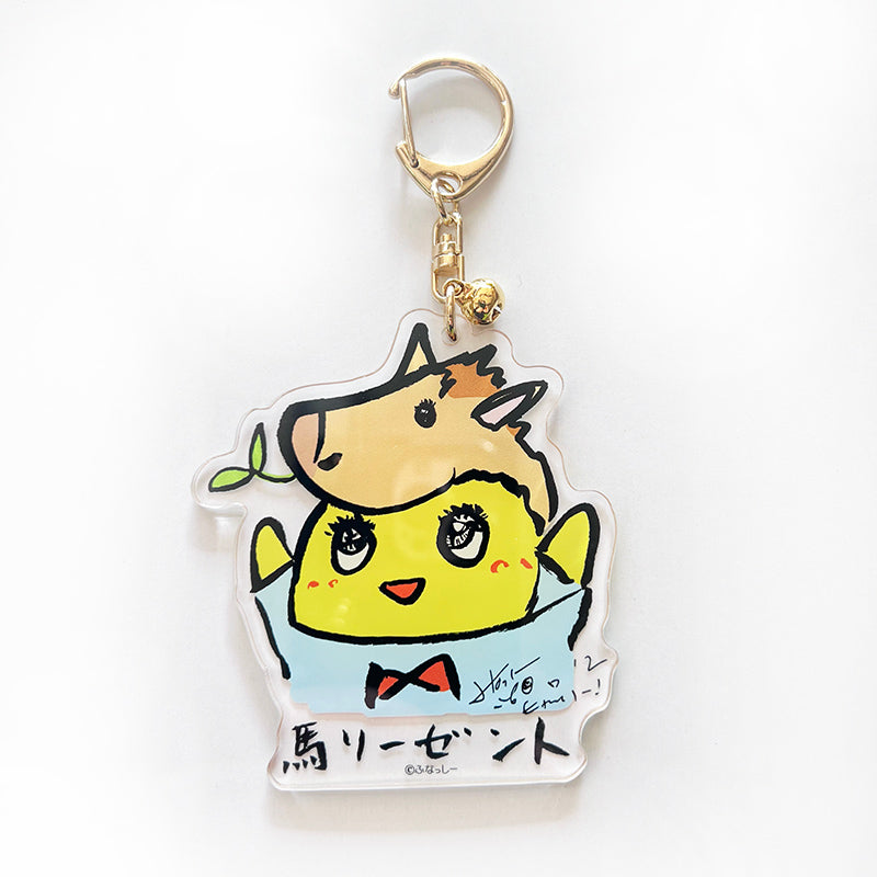 FL 馬リーゼントアクリルキーホルダー
