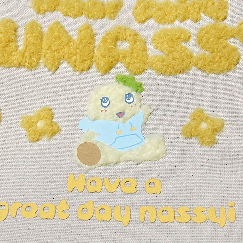 FL 原宿POPふなっしーもふもふ加工トートバッグ