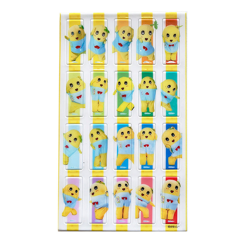 FLふなっしー短冊20面付けステッカー(ふなっしー)