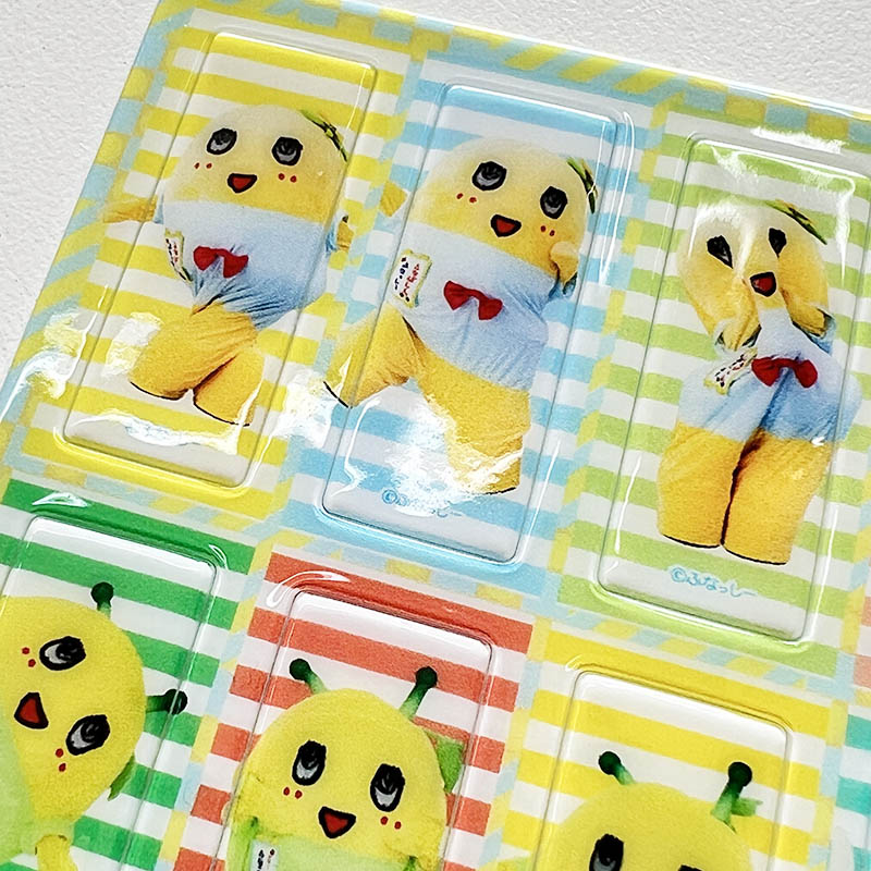 FLふなっしー短冊20面付けステッカー(ファミリー)