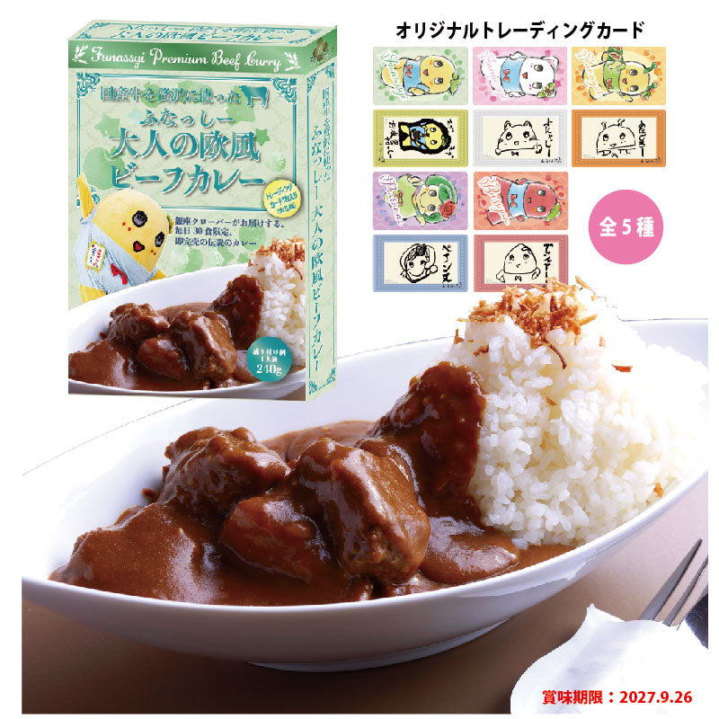 FL ふなっしーコラボ大人の欧風ビーフカレー第19弾(カード1枚入り(全5種))