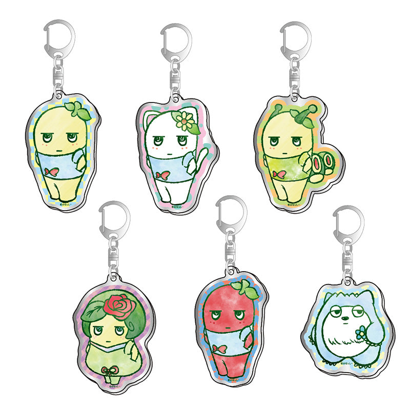 FL ジト目ペアンヌ キラキラアクリルキーホルダー