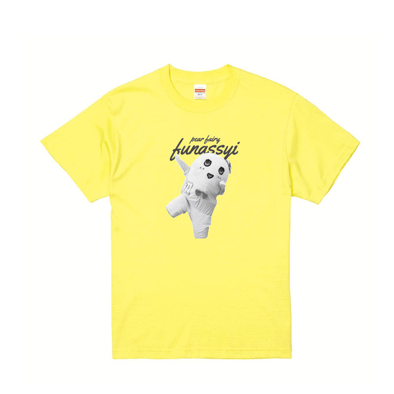 FL ふなっしー実写Tシャツ(Lイエロー)