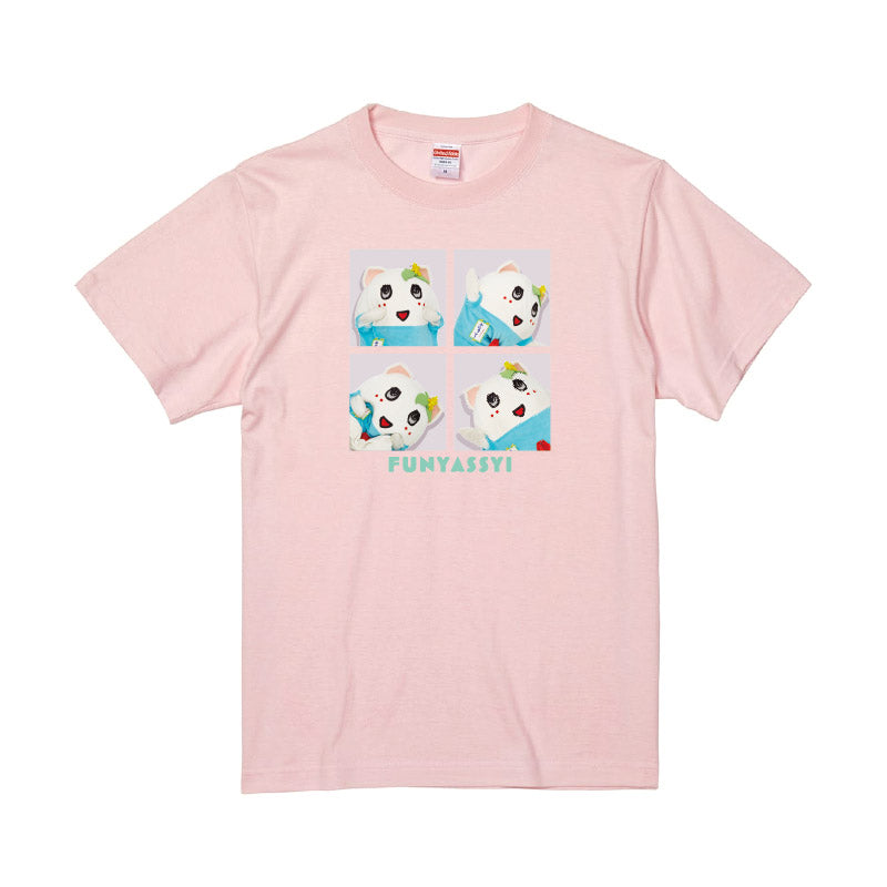 FL ふにゃっしー実写Tシャツ(Bピンク)