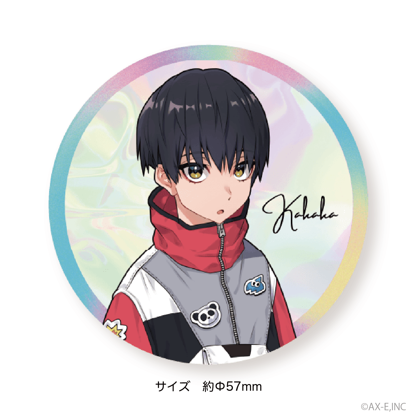 AXIZ 2023AW_ホログラム缶バッジ/Kakaka