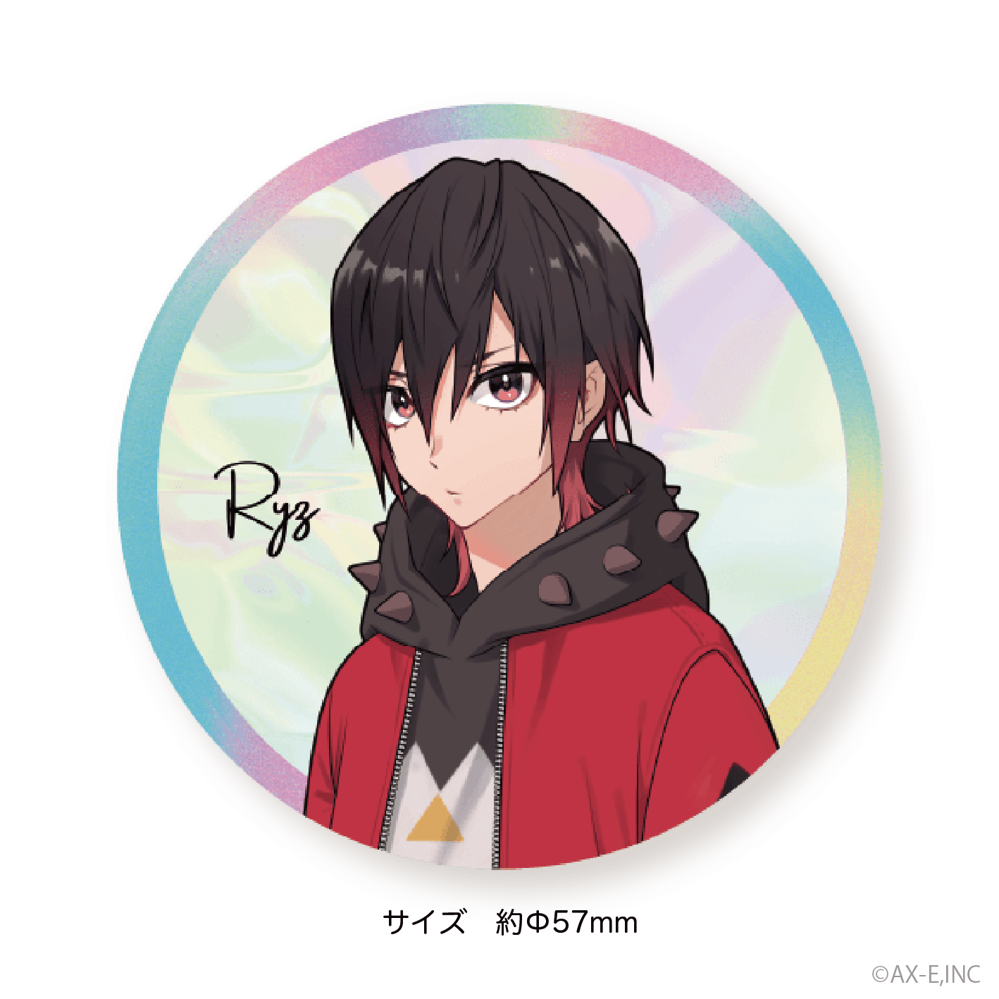 AXIZ 2023AW_ホログラム缶バッジ/Ryz