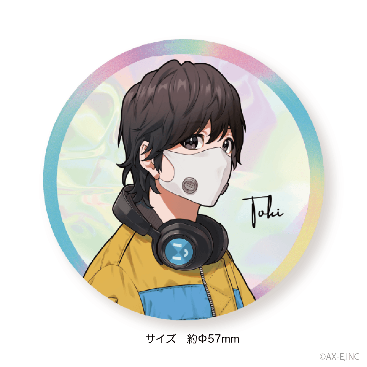 AXIZ 2023AW_ホログラム缶バッジ/Toki