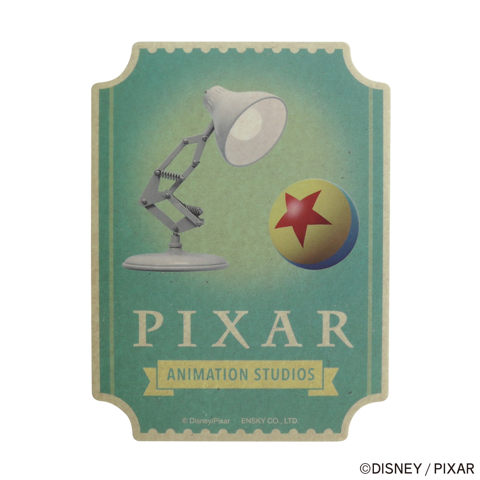 【ステッカー】PIXAR! ピクサー・ボール&ピクサー・ランプ トラベルステッカー