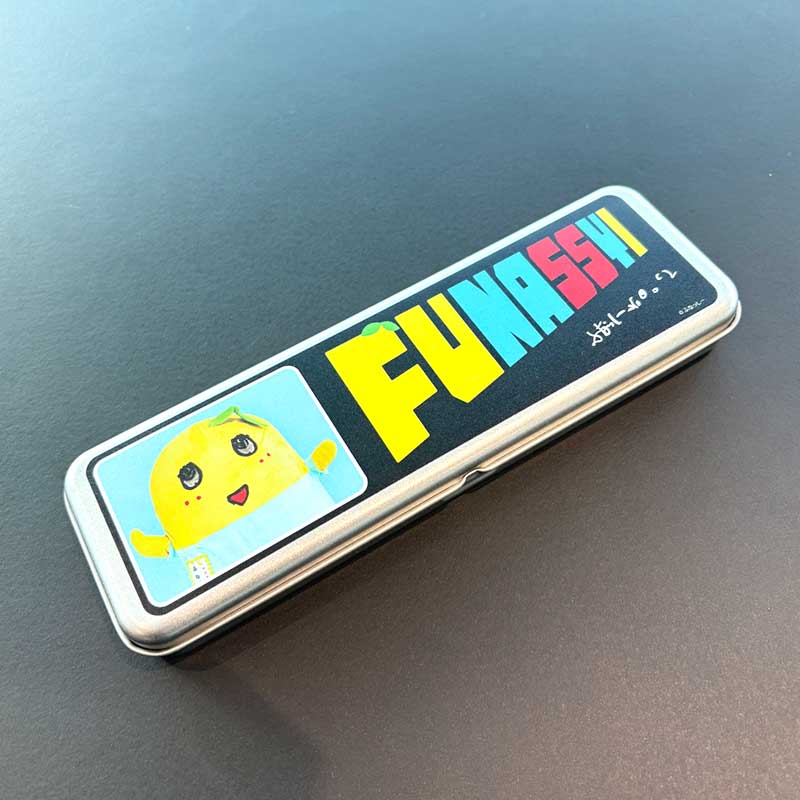 ふなっしーLAND ふなっしー缶ペンケース(実写)