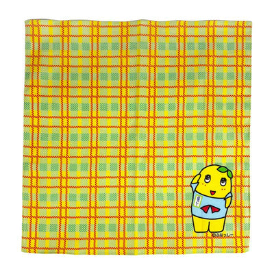 ふなっしーLAND ふなっしーフナチェックハンカチ(敬礼)