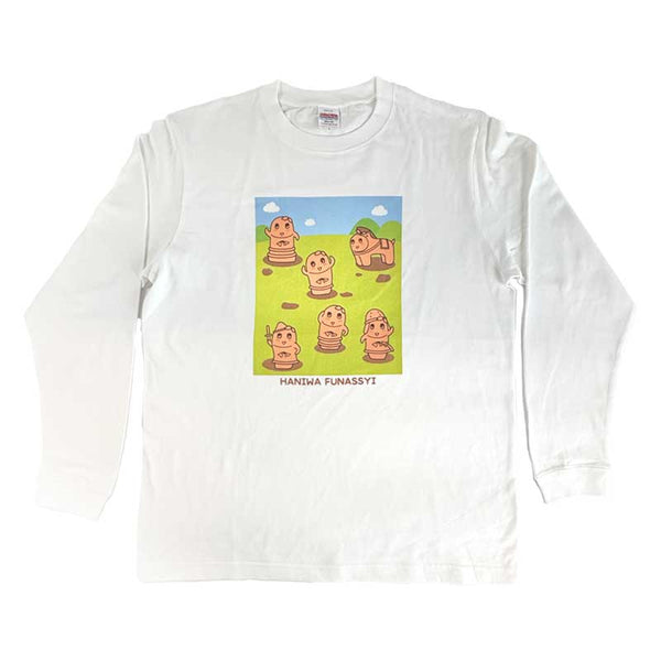 PochiMart】ふなっしーLAND ふなっしーはにわロングスリーブTシャツ
