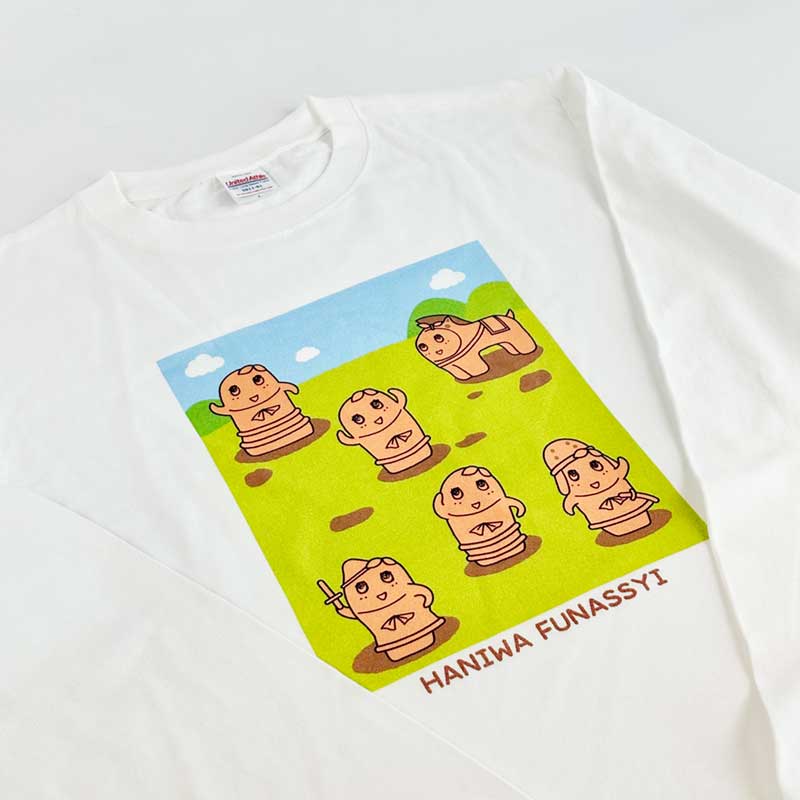 ふなっしーLAND ふなっしーはにわロングスリーブTシャツ
