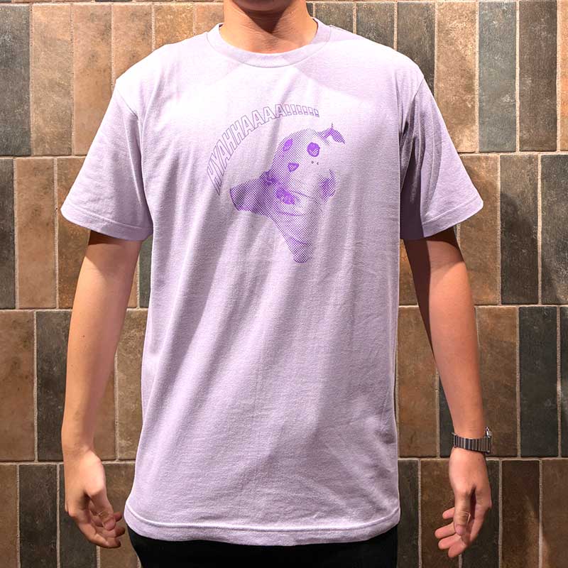 ふなっしーLAND ふなっしーヒャッハーTシャツ(ラベンダー)L