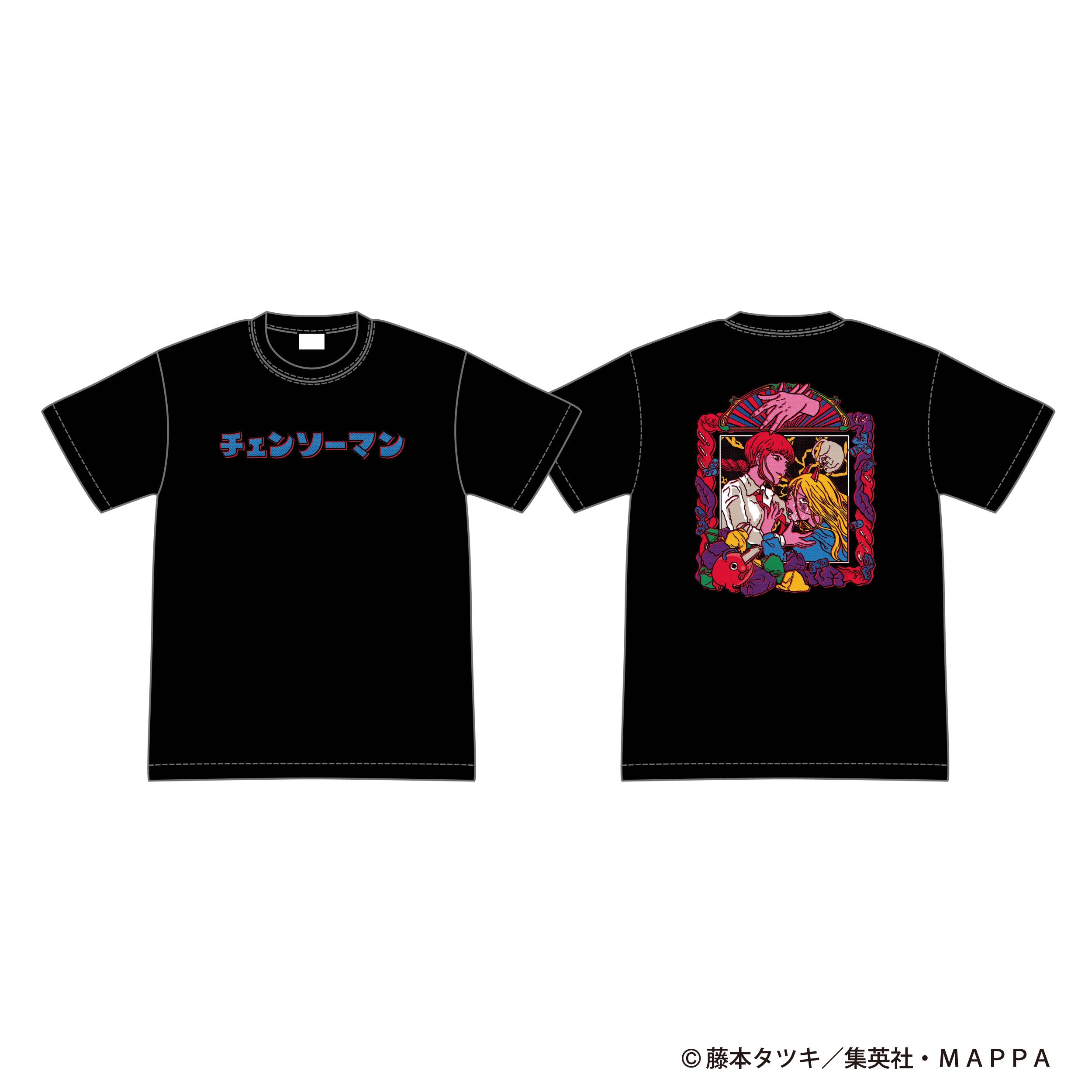 チェンソーマン×原田ちあき　Tシャツ黒L