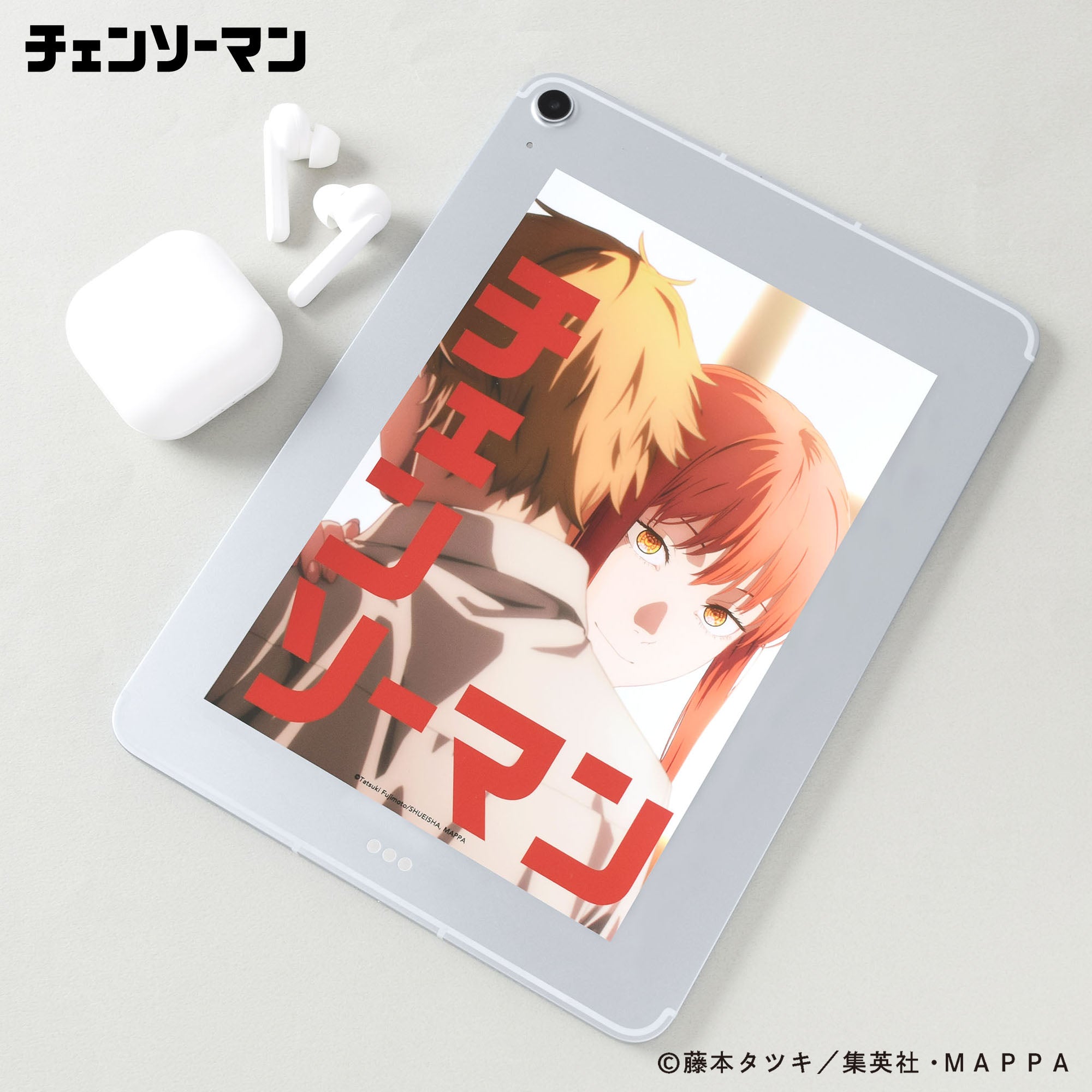 【ご予約11/17正午まで】チェンソーマン 耐候・耐水加工ビッグステッカー (デンジ・マキマ)＜1月中旬頃発送予定＞