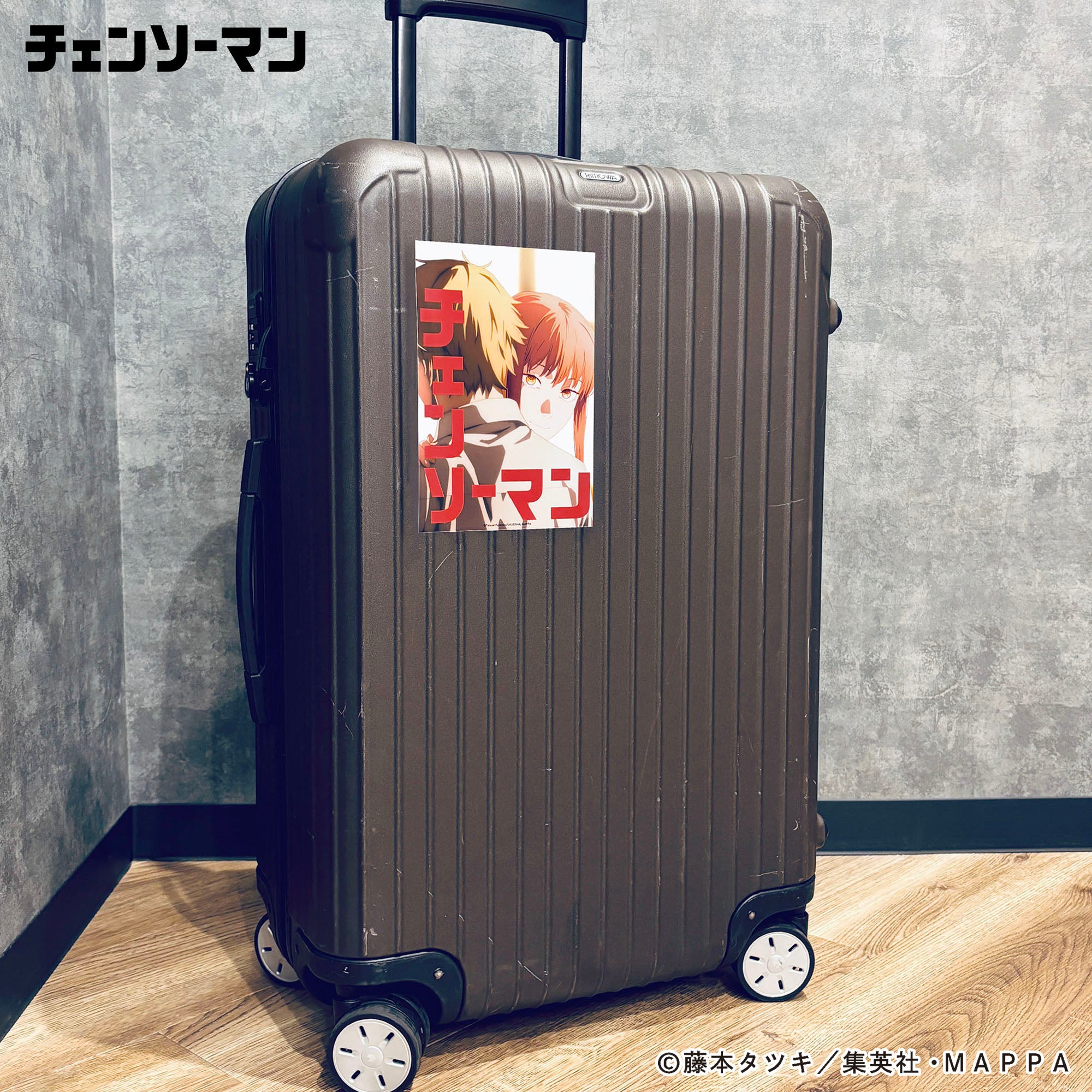 【ご予約11/17正午まで】チェンソーマン 耐候・耐水加工ビッグステッカー (デンジ・マキマ)＜1月中旬頃発送予定＞