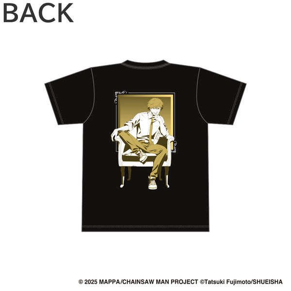た*け様 希少　チェンソーマン　レゼ　Tシャツ　アニメ　デンジ　フェードブラック PochiMart】劇場版チェンソーマンレゼ篇 描き下ろし Tシャツ デンジ