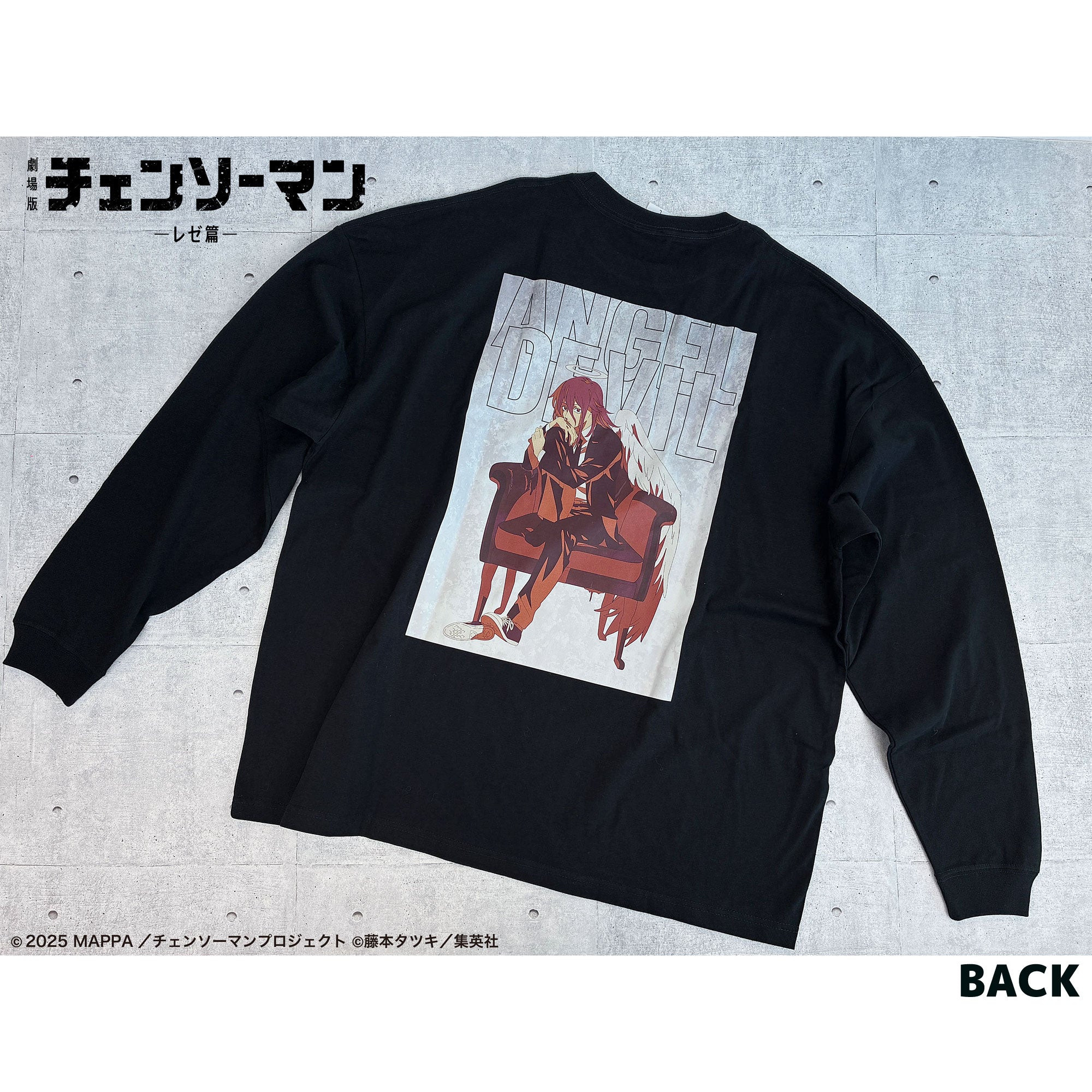 【ご予約7/6正午まで】劇場版チェンソーマン レゼ篇 描き下ろし-FILM MOOD.-ロングTシャツ 天使の悪魔 ＜9月中旬発送予定＞