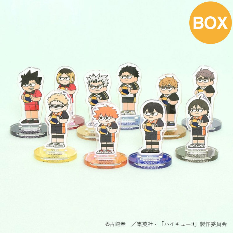 ハイキュー!! ジロリ トレーディング ミニアクリルスタンド(全10種) コンプリートBOX
