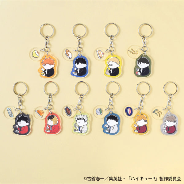 【ラッピング不可】 Pochimart】ハイキュー!! トレーディング2連アクリル ストラップ