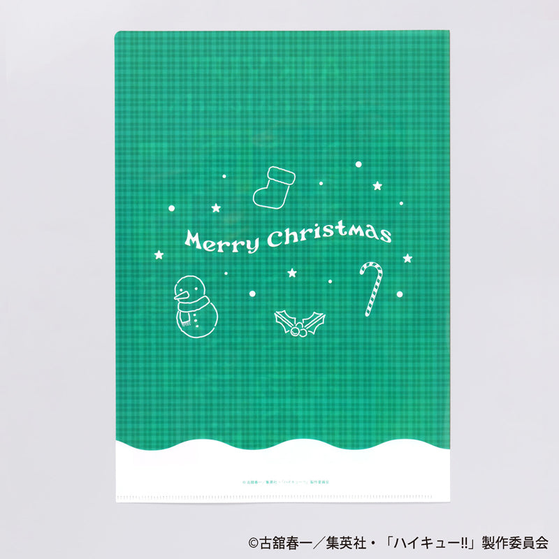 ハイキュー!! ジロリ クリアファイル -クリスマスver.-