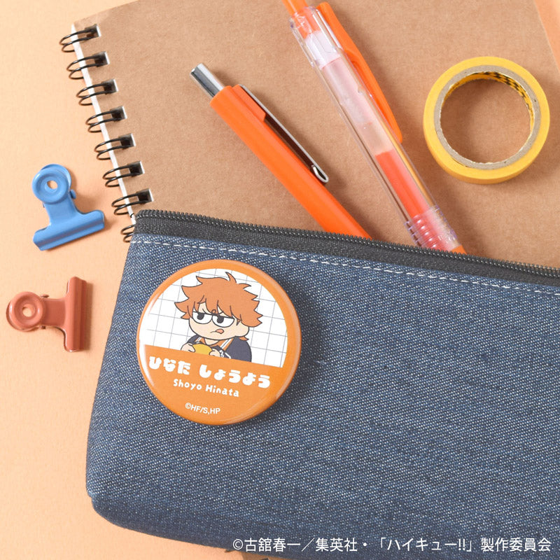 ハイキュー!! ジロリ トレーディング おなまえ缶バッジ (全10種) 単品販売