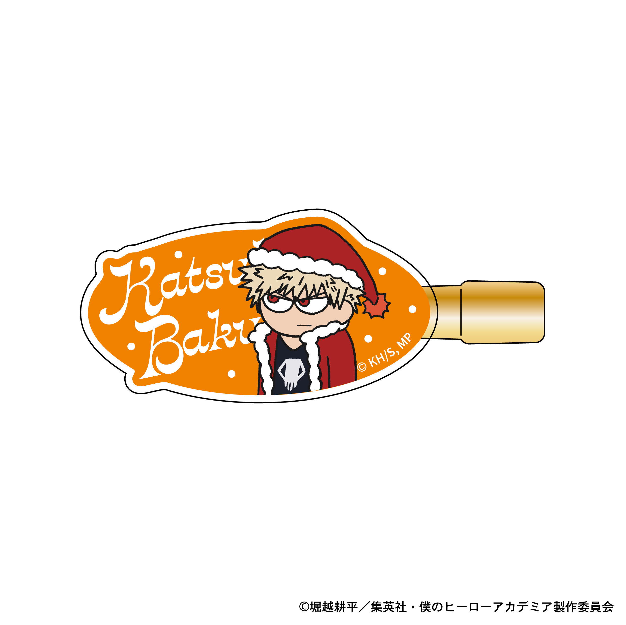 【ご予約10/1正午まで】僕のヒーローアカデミア ジロリ ヘアクリップ -クリスマスver- (爆豪勝己)＜11月下旬頃発送予定＞