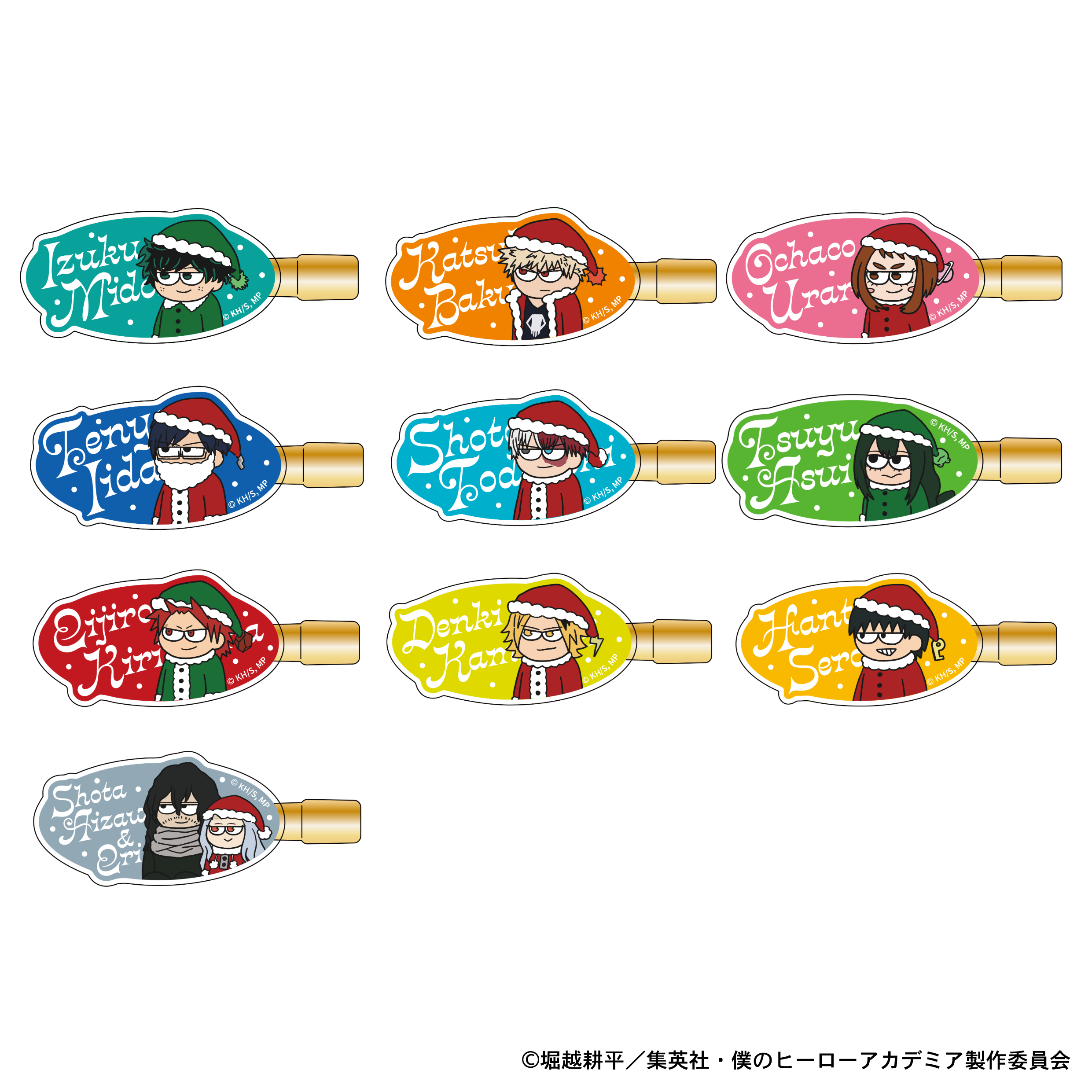 【ご予約10/1正午まで】僕のヒーローアカデミア ジロリ ヘアクリップ -クリスマスver- (瀬呂範太)＜11月下旬頃発送予定＞
