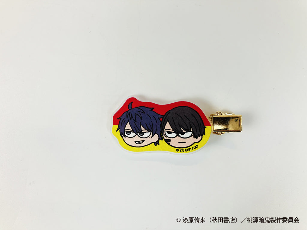 【ご予約11/10正午まで】桃源暗鬼 ジロリ 前髪クリップ 四季＆無人＜11月下旬頃発送予定＞