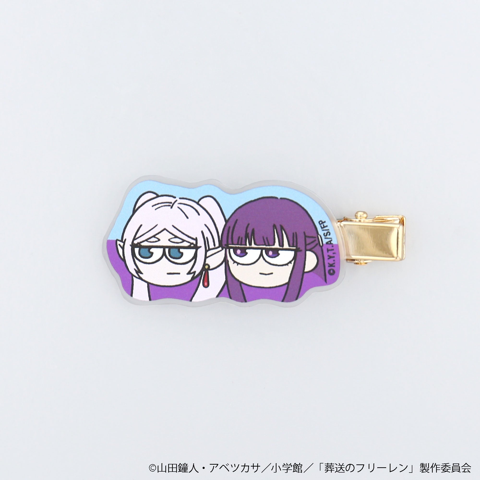 【ご予約11/28正午まで】葬送のフリーレン ジロリ 前髪クリップ フリーレン＆フェルン＜3月中旬頃発送予定＞