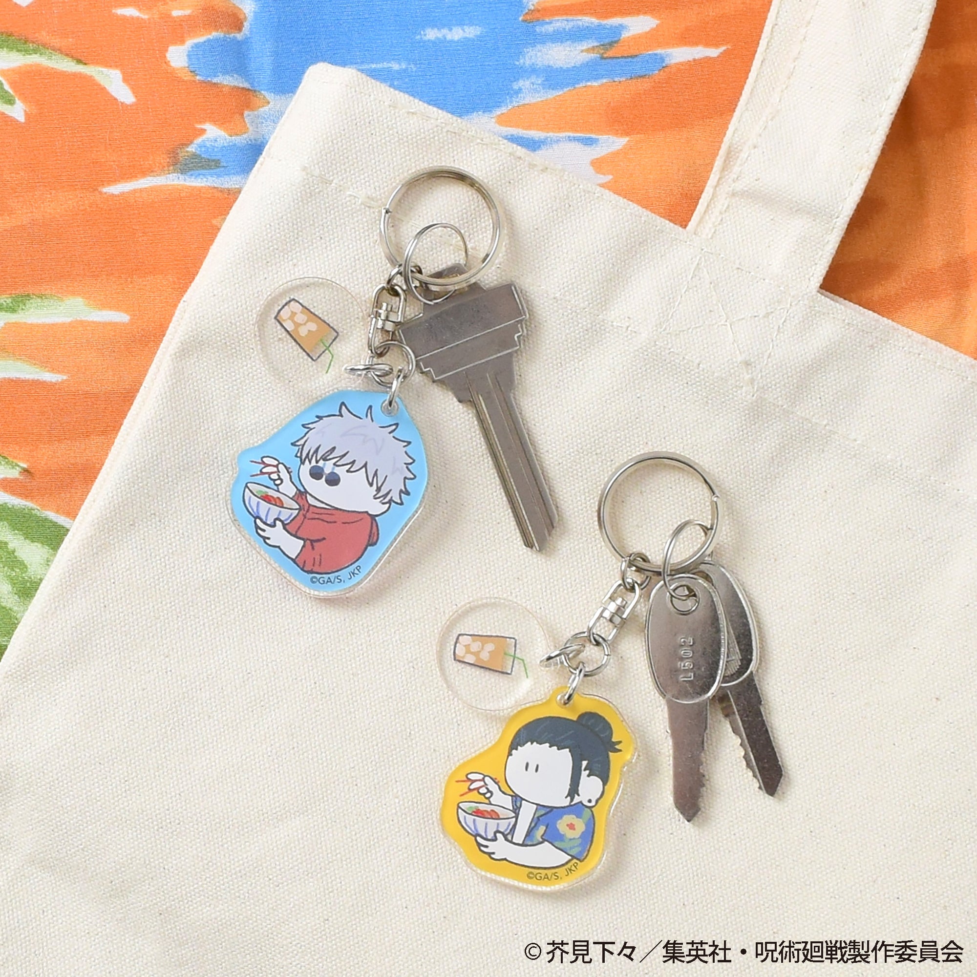 【キーホルダー】呪術廻戦 TD2連アクリルキーホルダー -いただきます めんそーれver.-（全4種 単品）