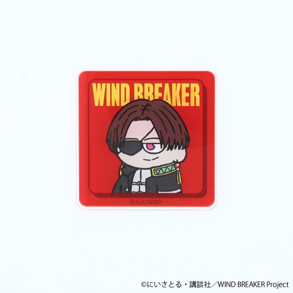 Pochimart】WIND BREAKER ジロリ アクリルステッカー 蘇枋 隼飛