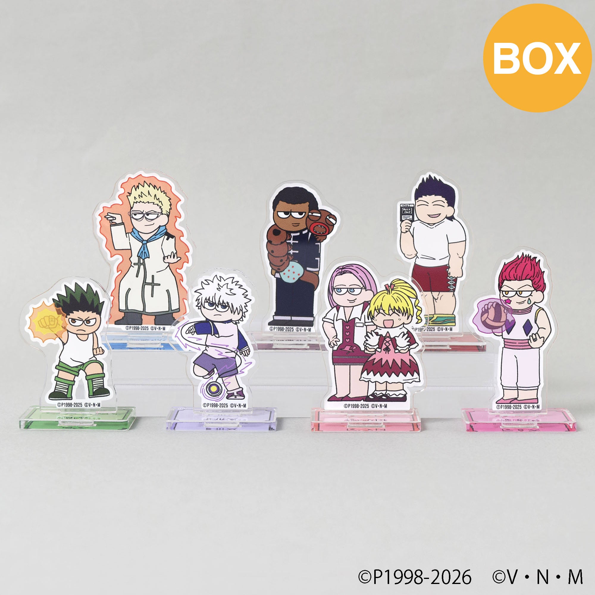 【ご予約5/8正午まで】HUNTER×HUNTER ジロリミニアクリルスタンド Vol.2 B (全7種) コンプリートBOX ＜7月下旬発送予定＞