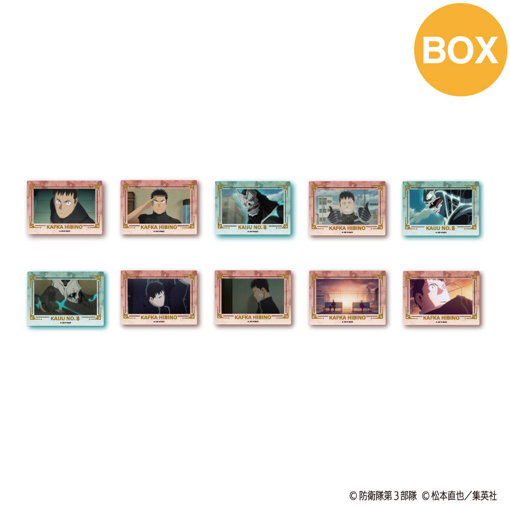 【ご予約5/7正午まで】怪獣8号 箔押し場面写クリアカードコレクション (日比野カフカ＆怪獣８号)  (全10種) コンプリートBOX ＜7月下旬～8月上旬発送予定＞