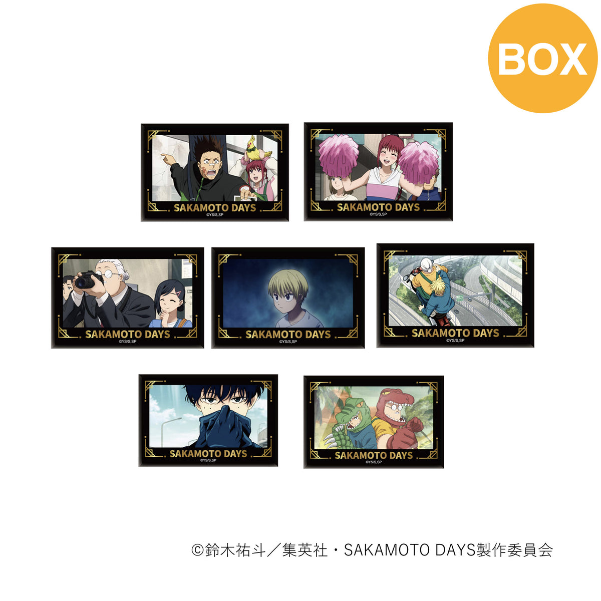 PochiMart】SAKAMOTO DAYS 場面写真 トレーディングスクエア缶バッジ 