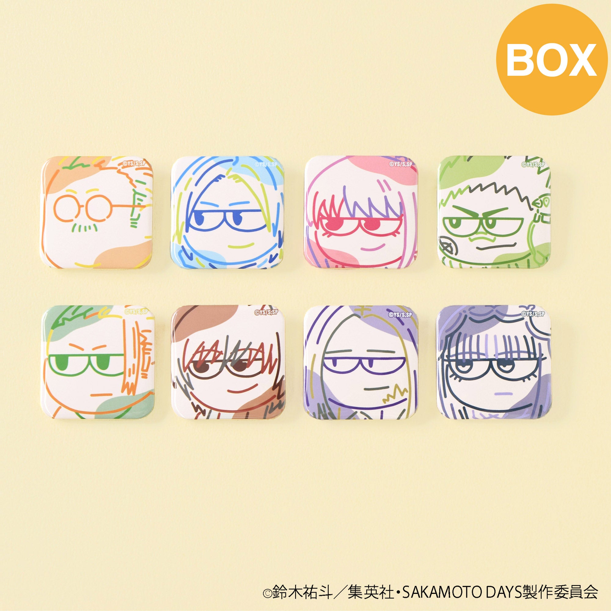 【ご予約5/14正午まで】SAKAMOTO DAYS ジロリ ラインアート トレーディングかくかん (全8種) コンプリートBOX ＜7月下旬～8月上旬発送予定＞