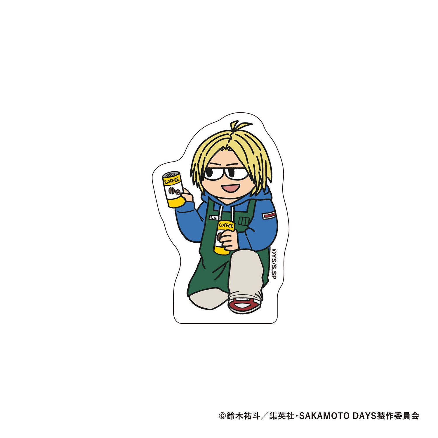 【ご予約5/14正午まで】SAKAMOTO DAYS ジロリ ダイカットステッカー Vol.2 (朝倉シン) ＜7月下旬～8月上旬発送予定＞