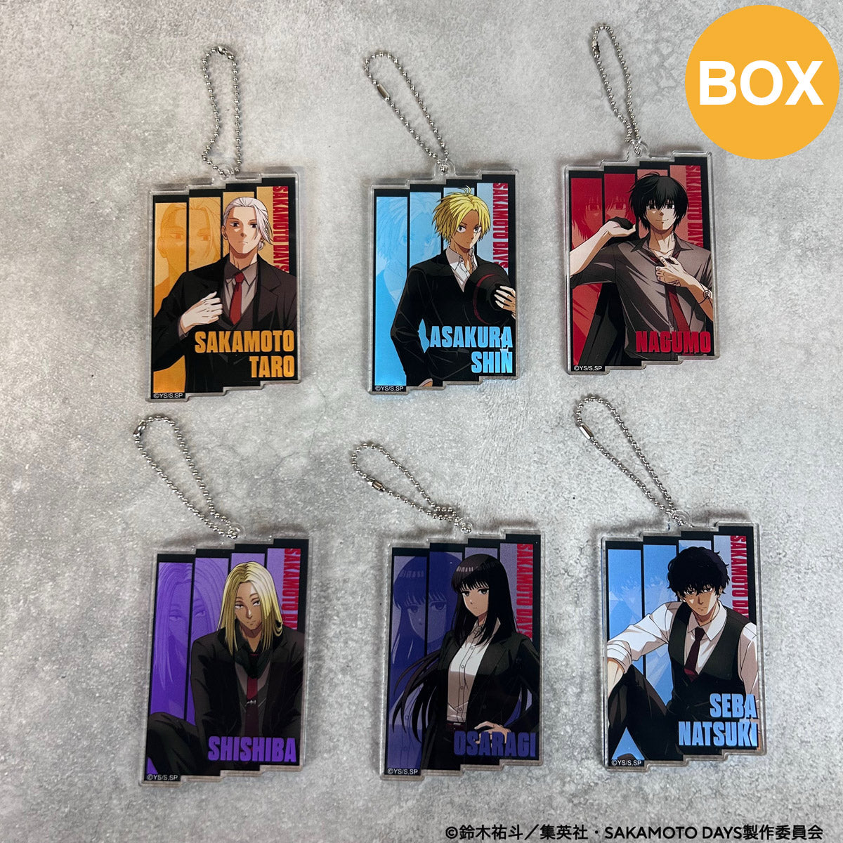 【ご予約10/29正午まで】SAKAMOTO DAYS限定 描き下ろし トレーディング アクリルキーホルダー  (Spotlight)  全6種 コンプリートBOX ＜11月下旬発送予定＞