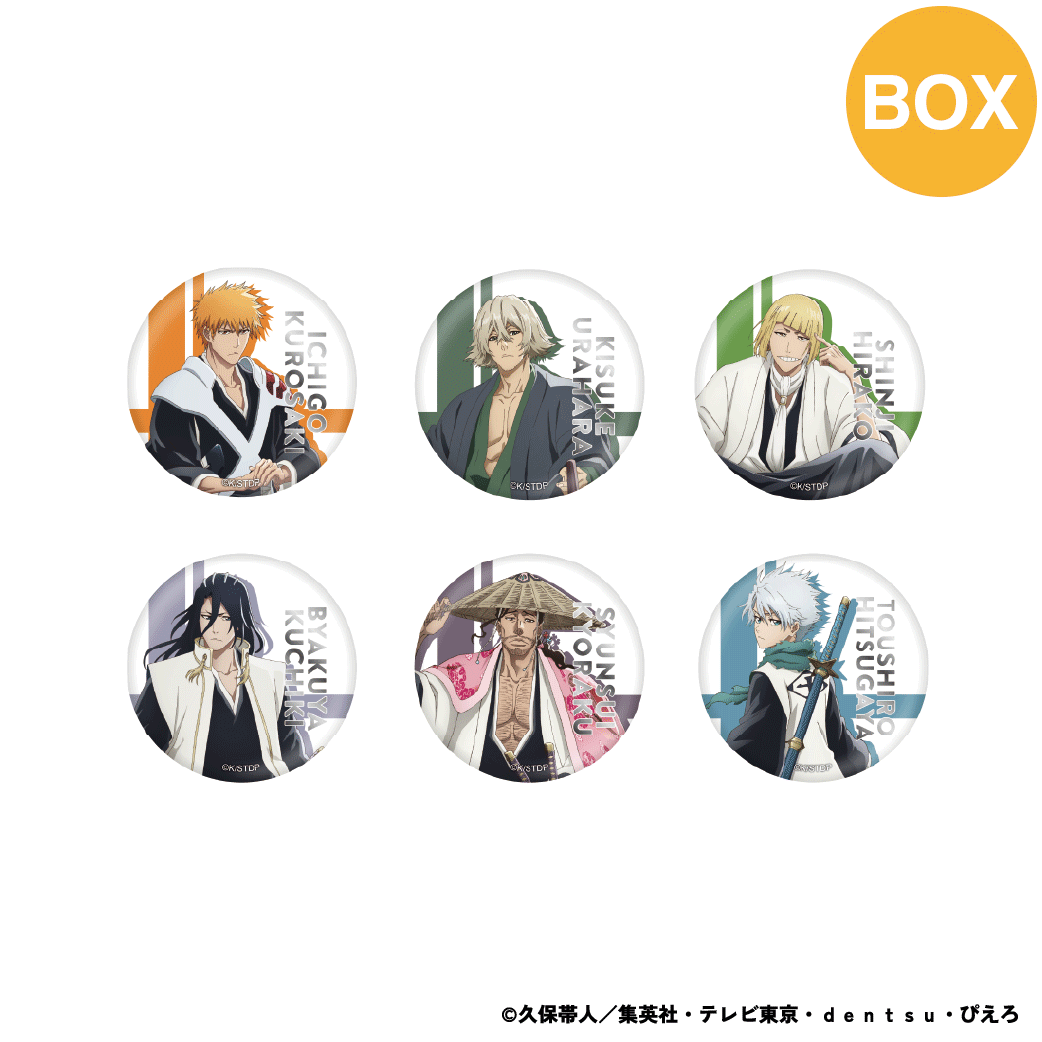 【ご予約5/15正午まで】BLEACH 千年血戦篇 描き下ろし トレーディング 缶バッジ Vol.2 (全6種) コンプリートBOX ＜7月上旬発送予定＞