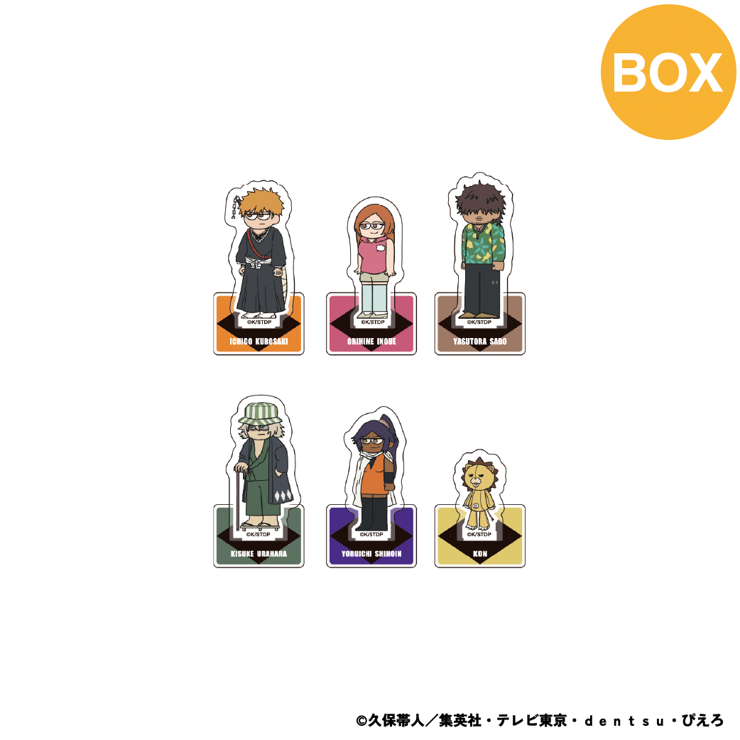 【ご予約5/15正午まで】BLEACH 千年血戦篇 ジロリ トレーディング ミニアクリルスタンド Vol.1 (全6種) コンプリートBOX ＜7月上旬発送予定＞