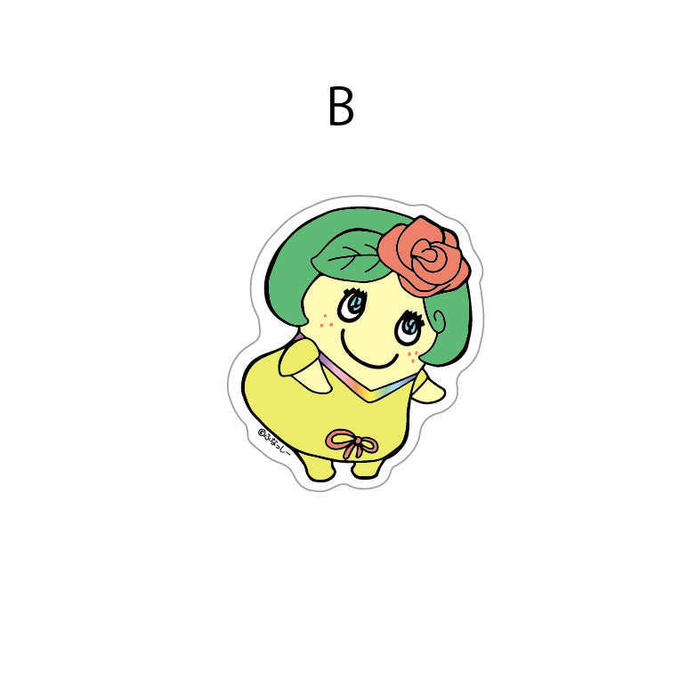 FL ビンテージアメリカンふなっしー PETシール＿ペアンヌーB