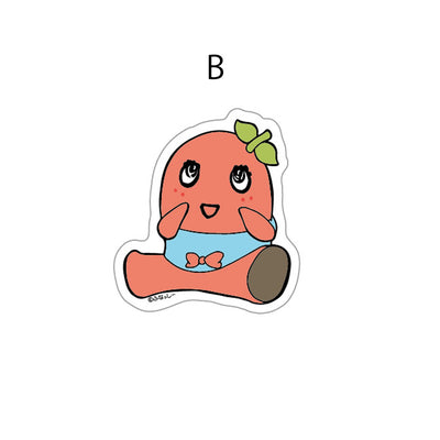 FL ビンテージアメリカンふなっしー PETシール＿ブッシャアーB